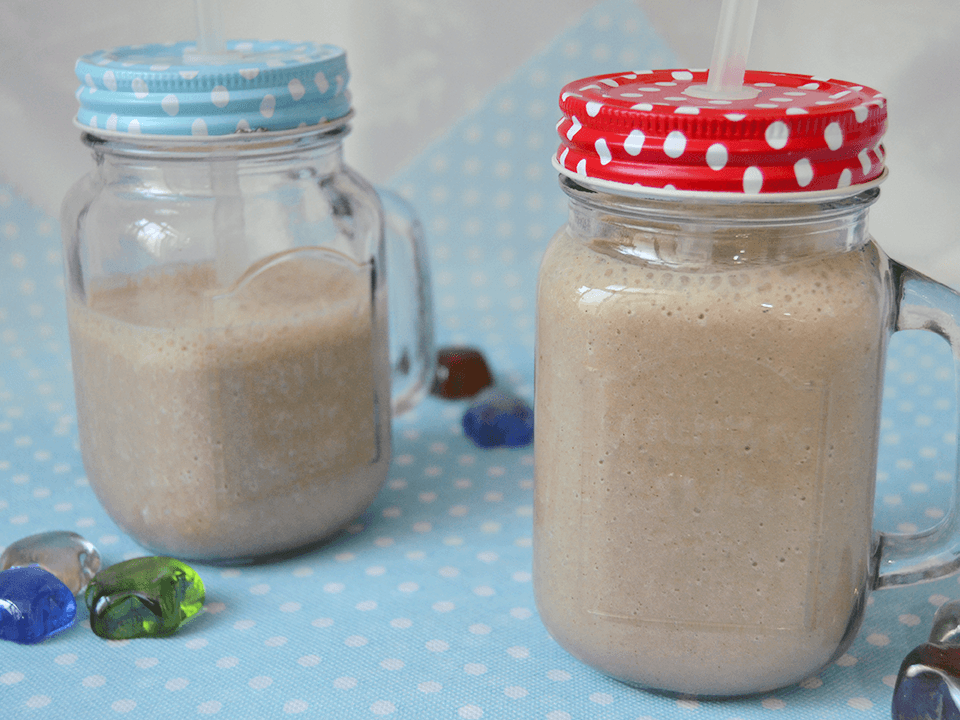 Batido de plátano y manzana