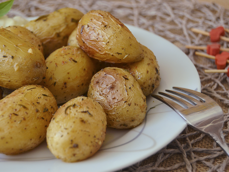 Patatas asadas al romero