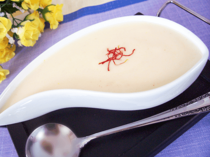 Bechamel de azafrán