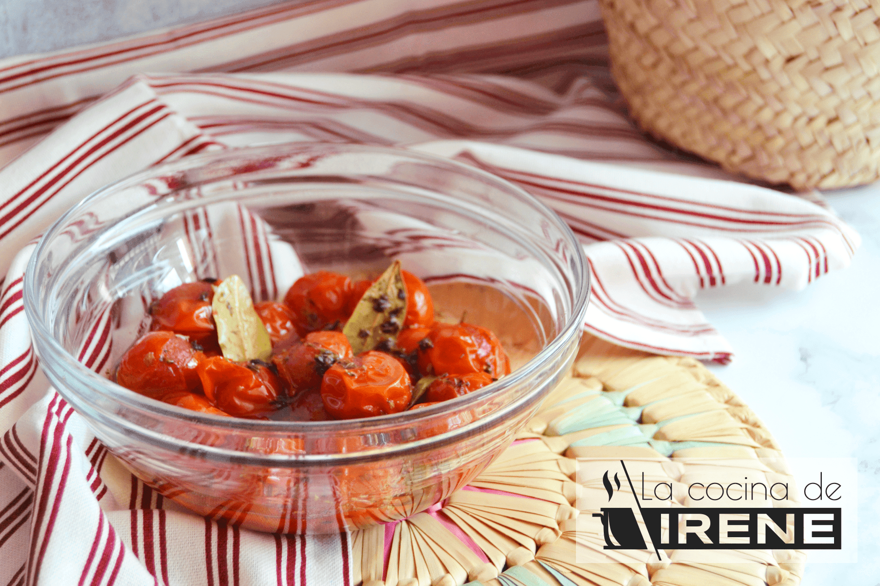 Tomates cherry asados