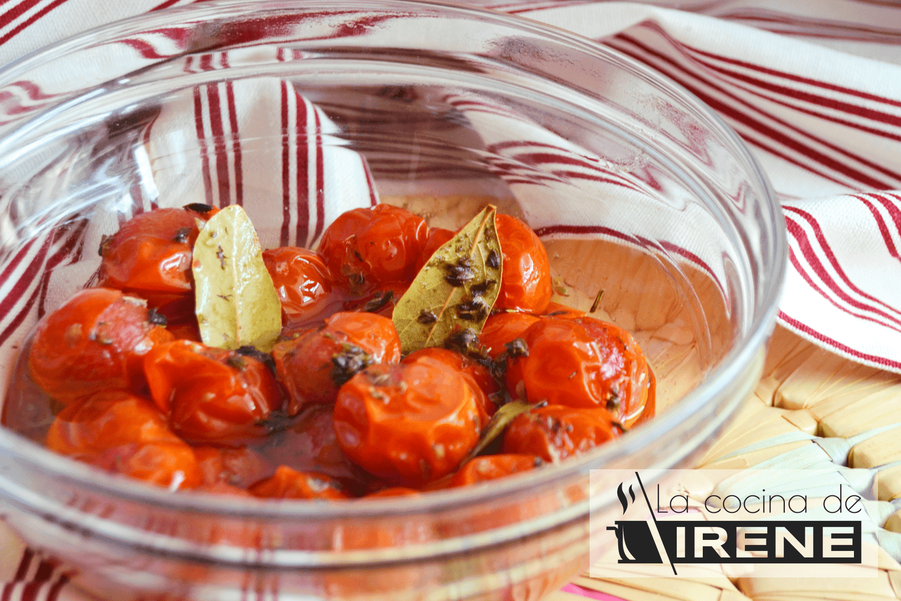 Tomates cherry asados