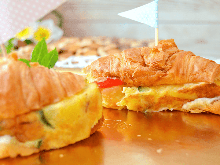 Mini croissants de tortilla de patatas