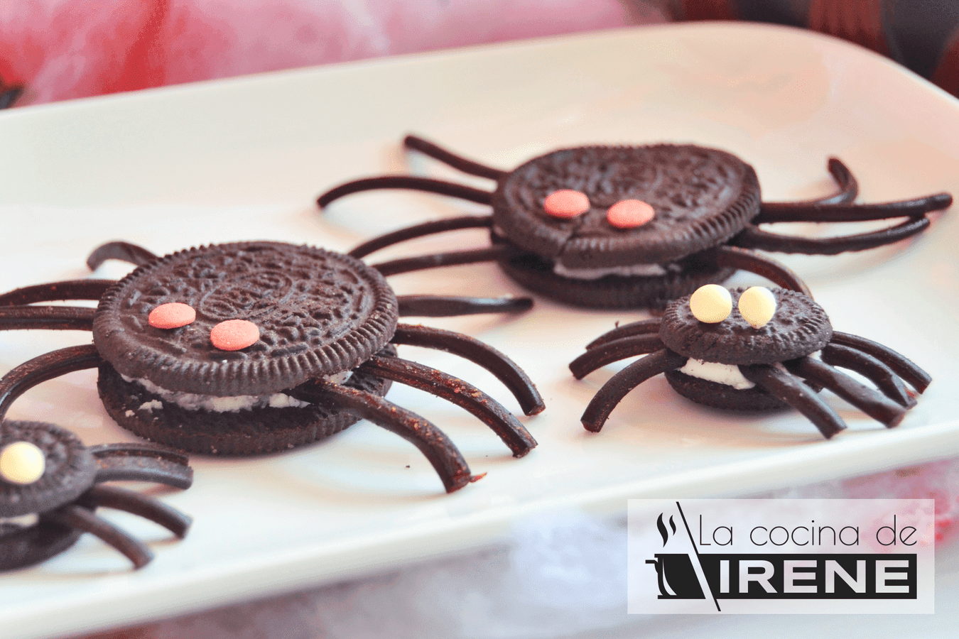 Arañas de galleta terroríficas