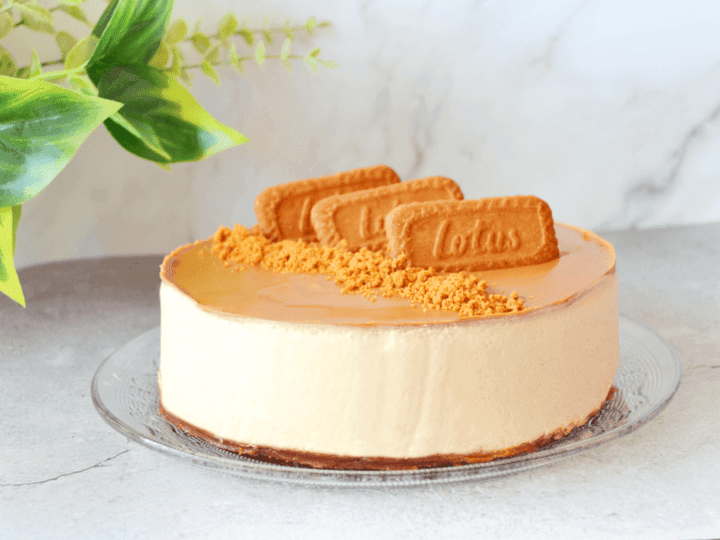 Tarta de queso con galletas Lotus