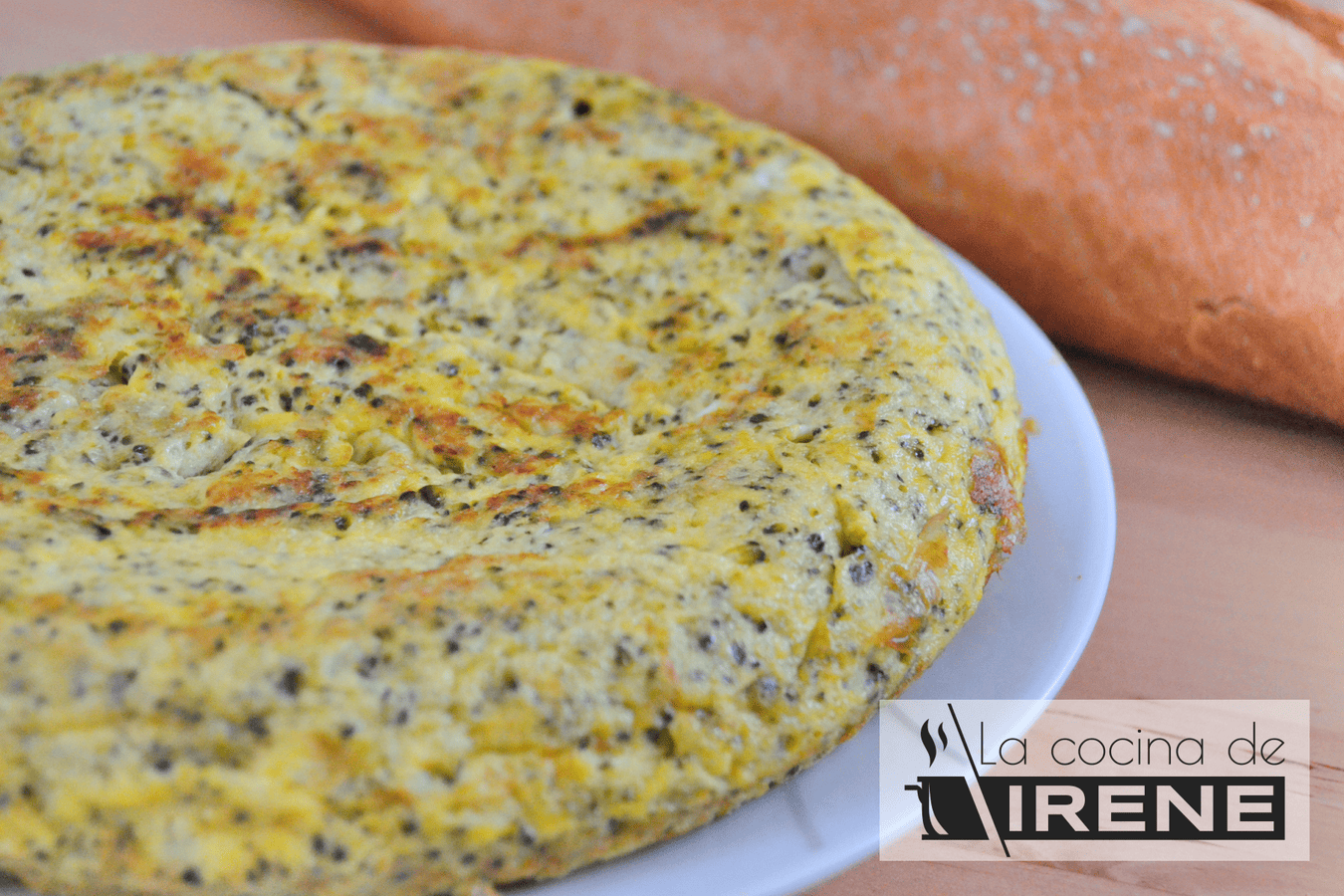 Tortilla de patatas con brócoli