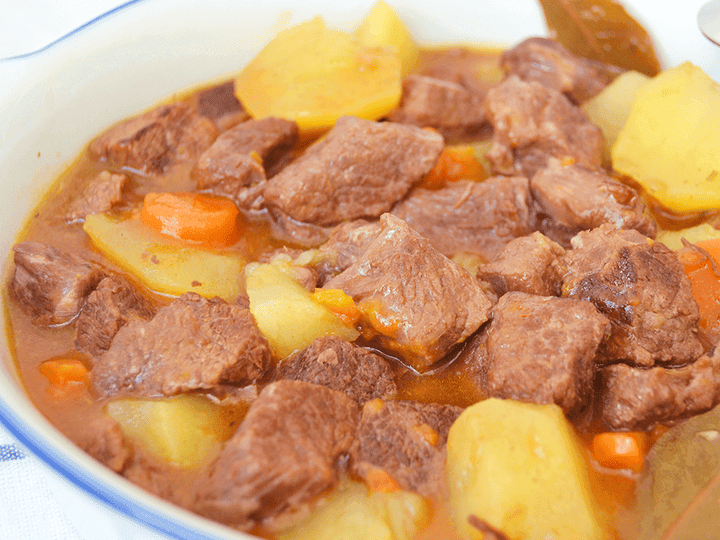 Estofado de ternera con patatas