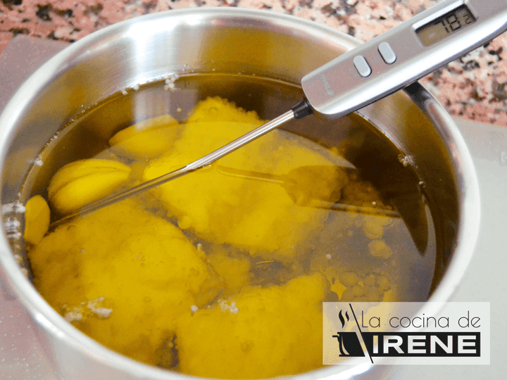 Paso de la receta