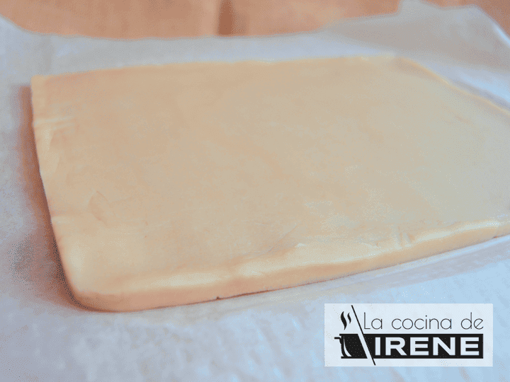 Paso de la receta