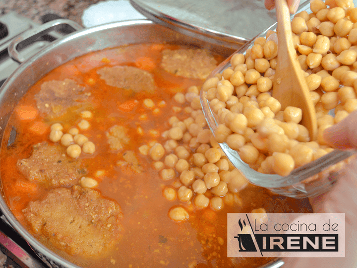 Paso de la receta