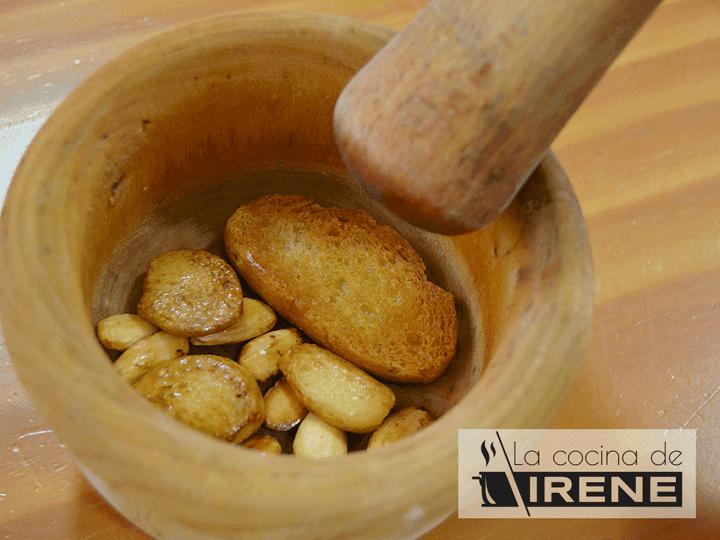 Paso de la receta