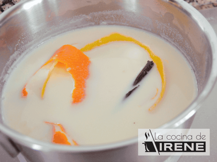 Paso de la receta