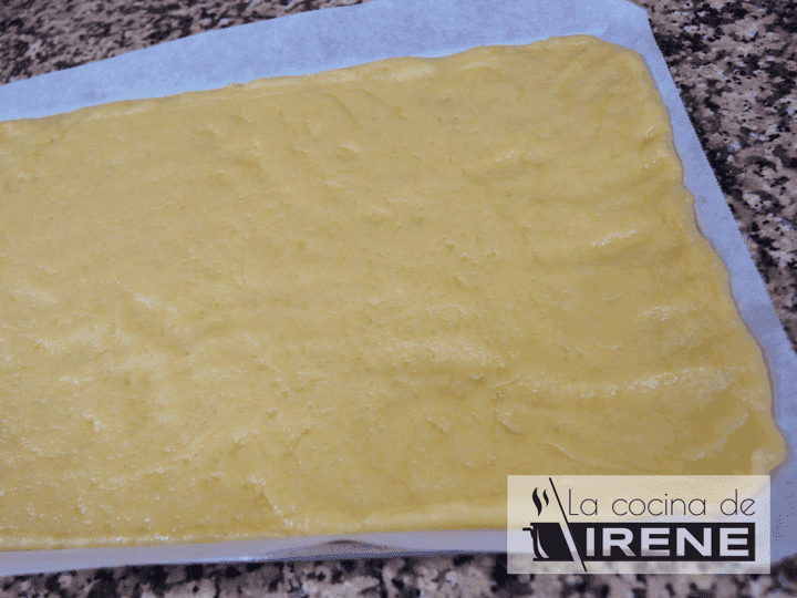 Paso de la receta