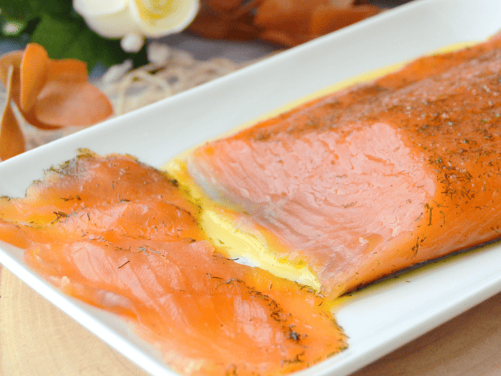 Salmón marinado