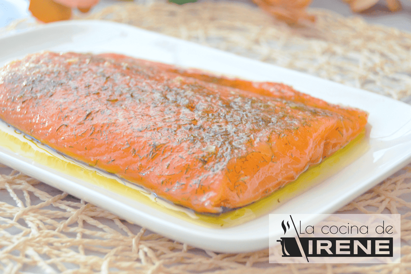 Salmón marinado