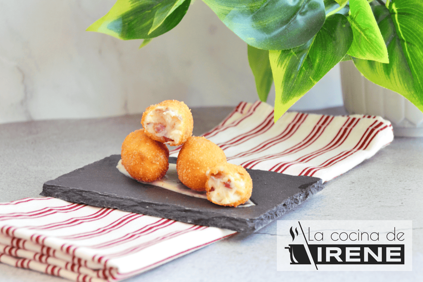Croquetas de pollo y jamón serrano