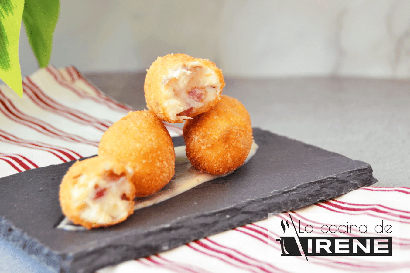 Croquetas de pollo y jamón serrano