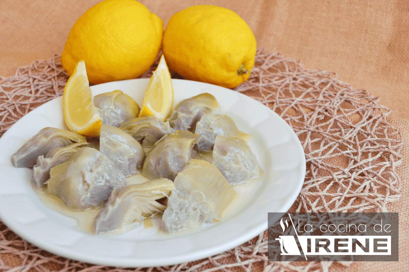 Alcachofas al limón