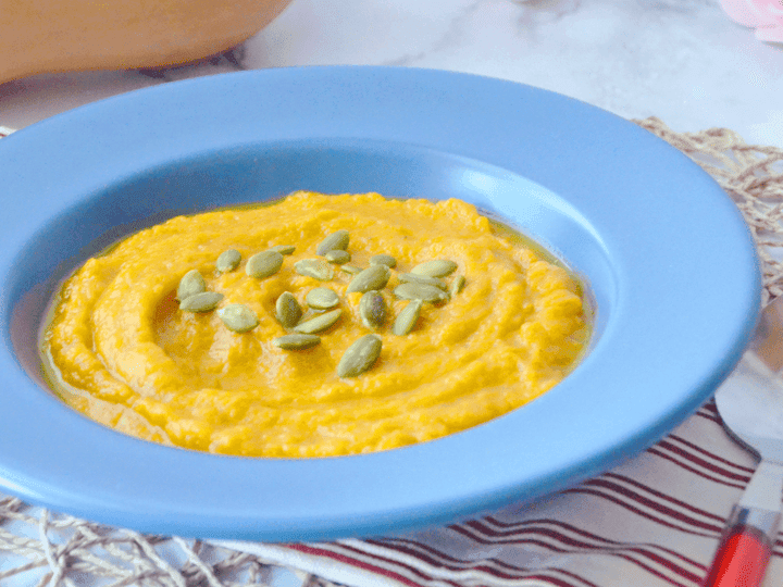 Puré de calabaza y zanahoria