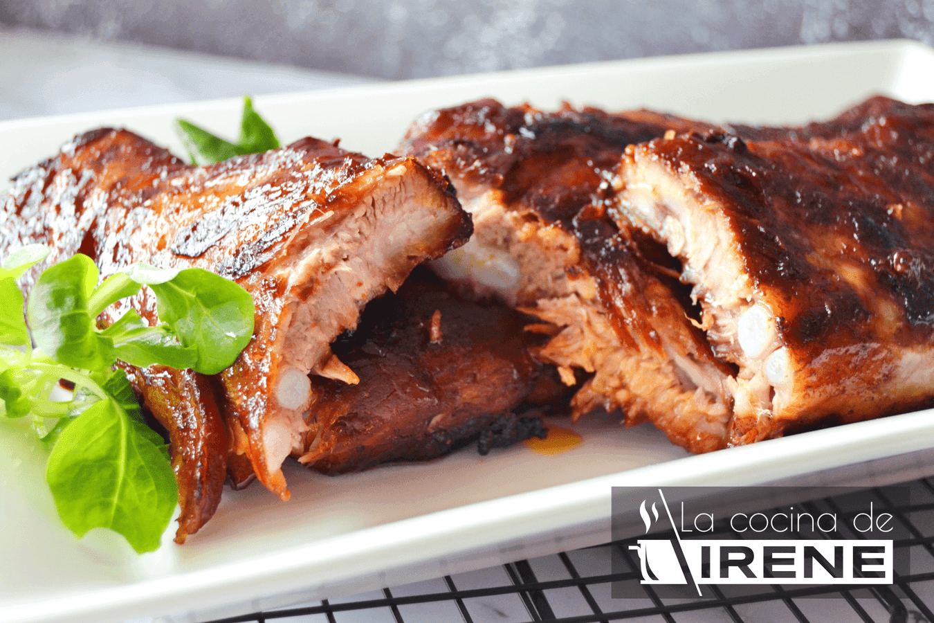Churrasco laqueado al estilo oriental