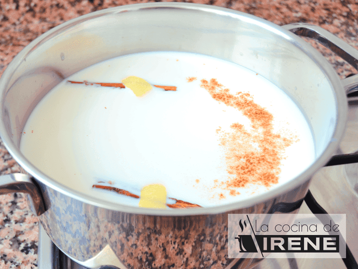 Paso de la receta