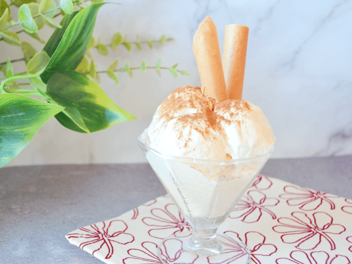 Helado de leche merengada