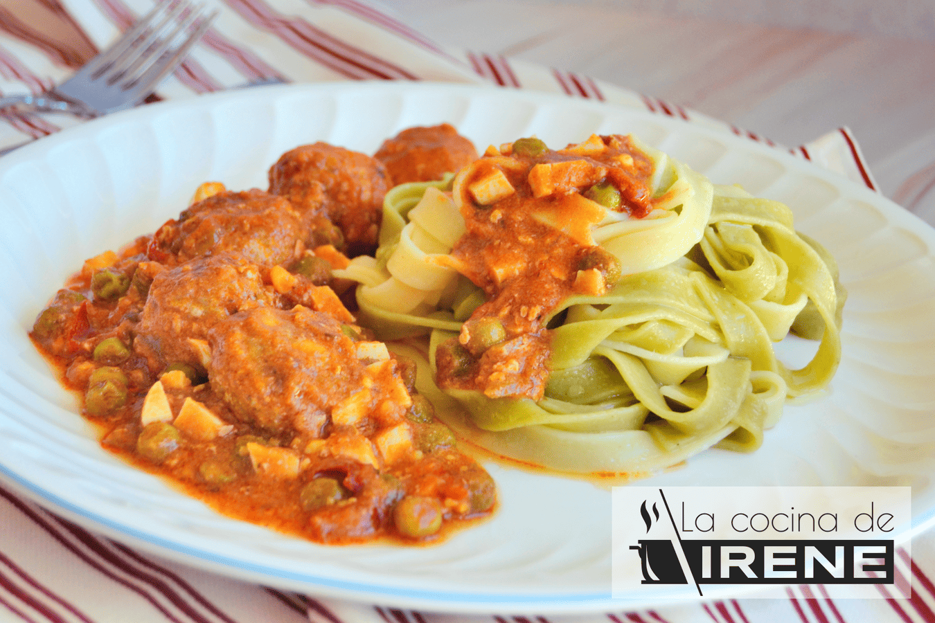 Albóndigas de ternera en salsa de tomate