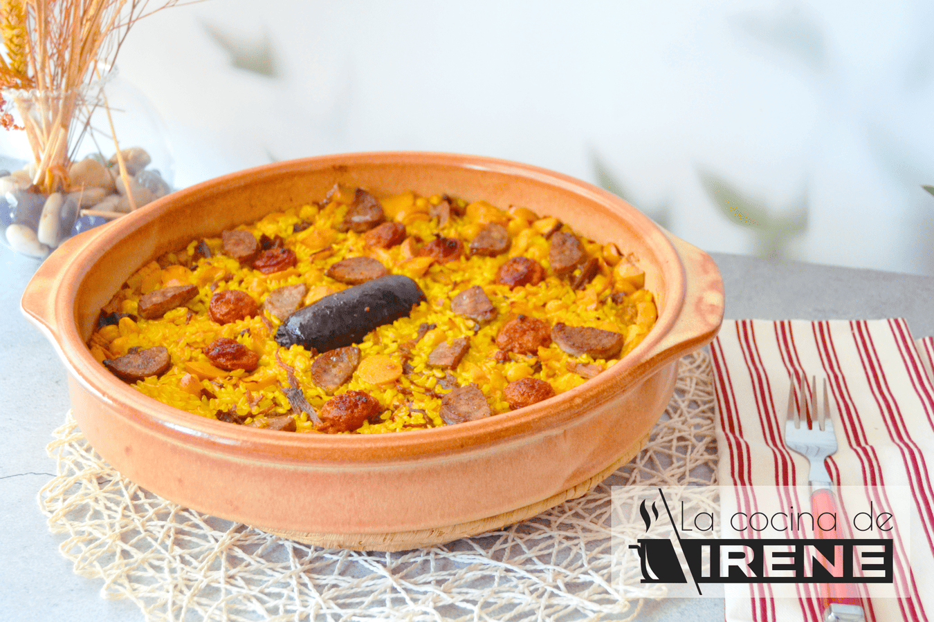 Arroz al horno con magro y embutidos
