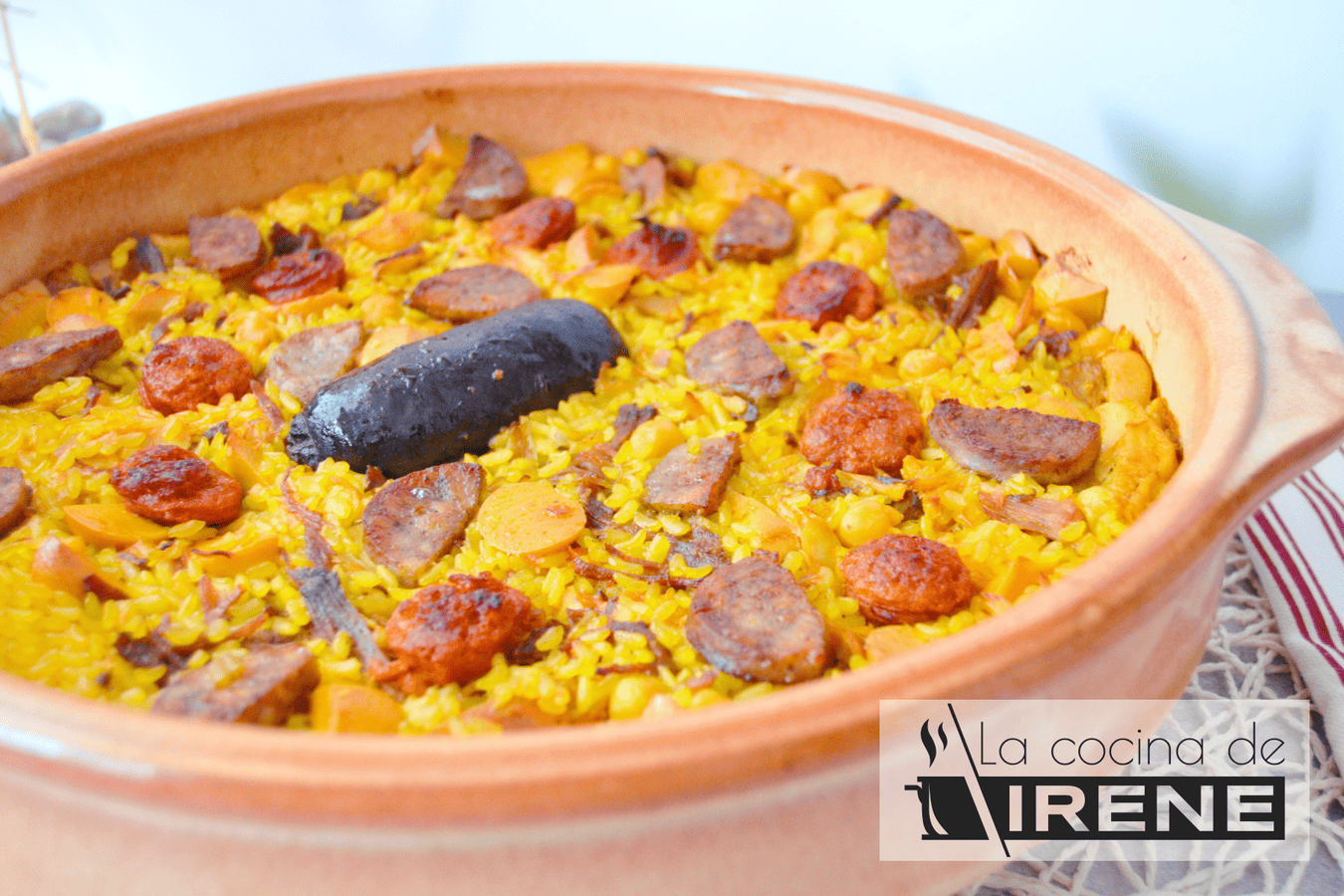Arroz al horno con magro y embutidos