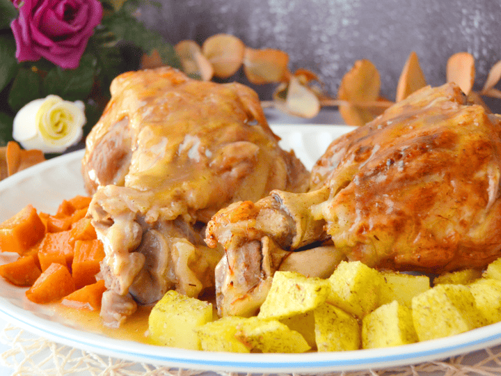 Codillo de cerdo asado