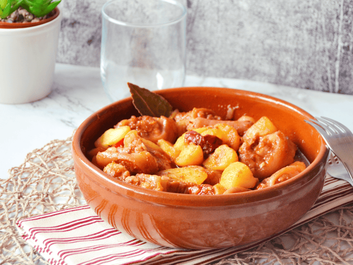 Guiso de rabo de cerdo con patatas