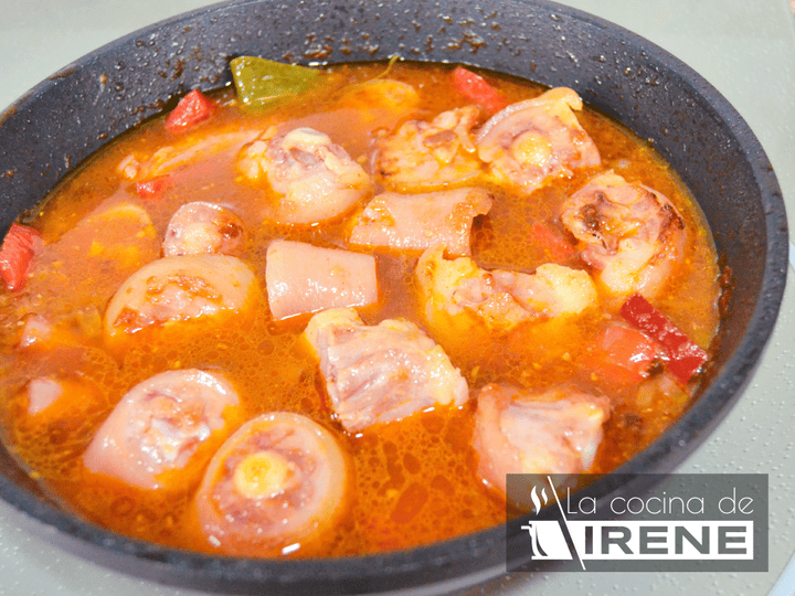Paso de la receta