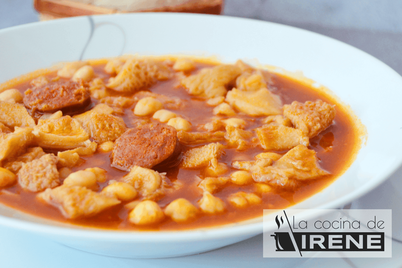 Callos de ternera con garbanzos