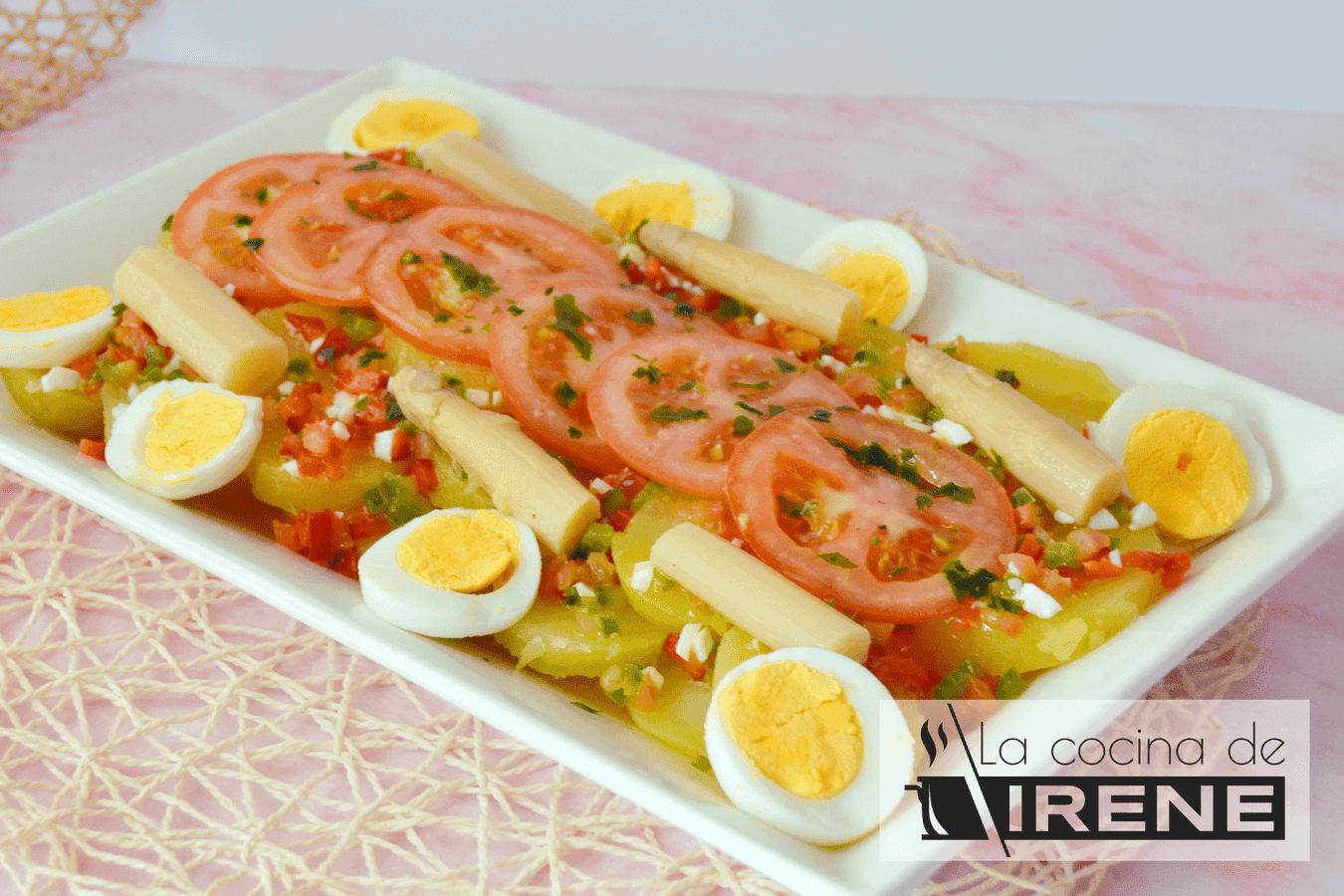 Ensalada de patata y tomate