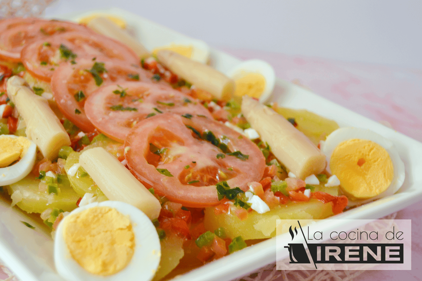 Ensalada de patata y tomate