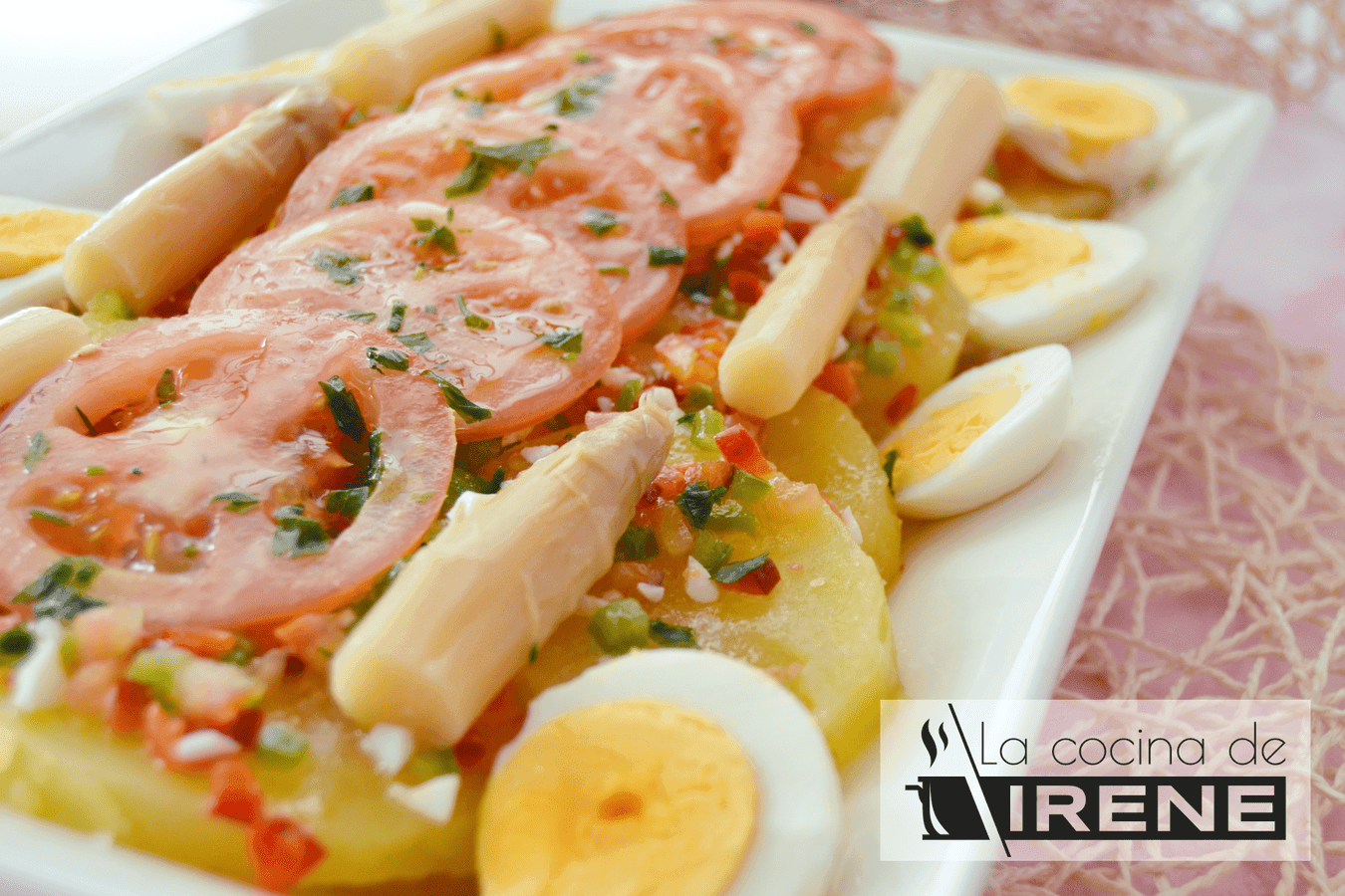 Ensalada de patata y tomate