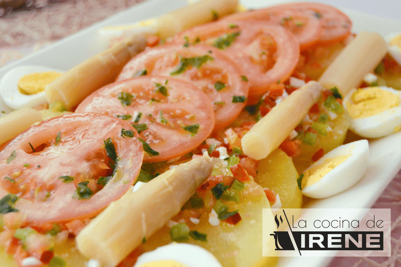 Ensalada de patata y tomate