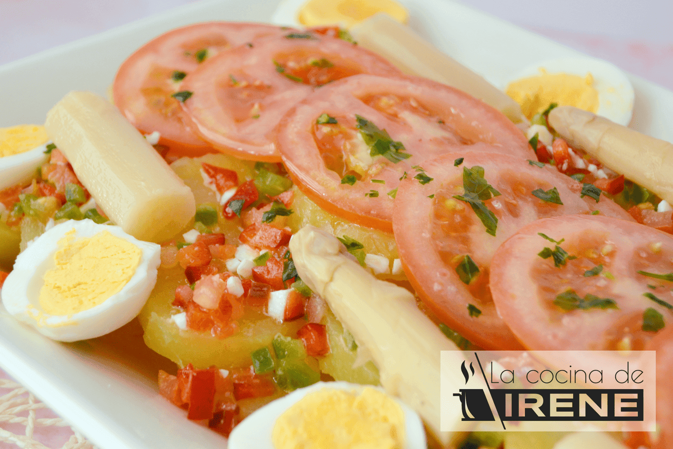 Ensalada de patata y tomate