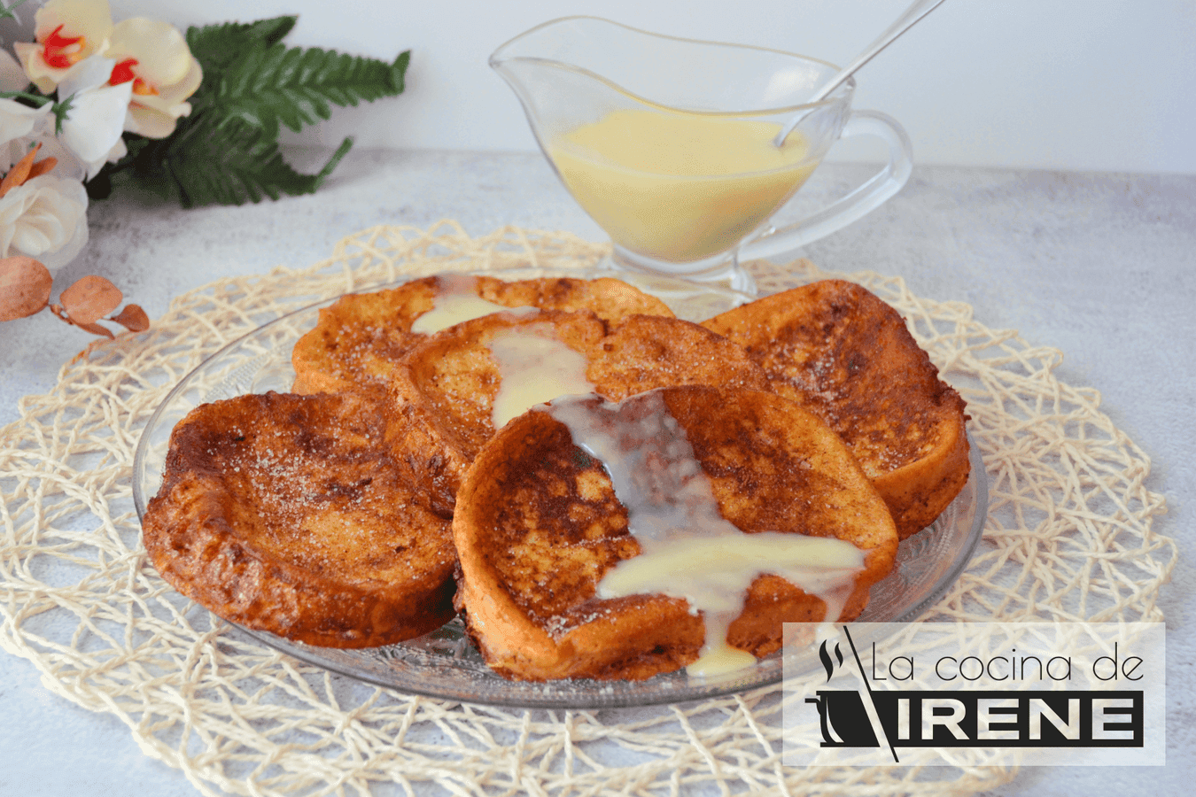 Torrijas de chocolate blanco