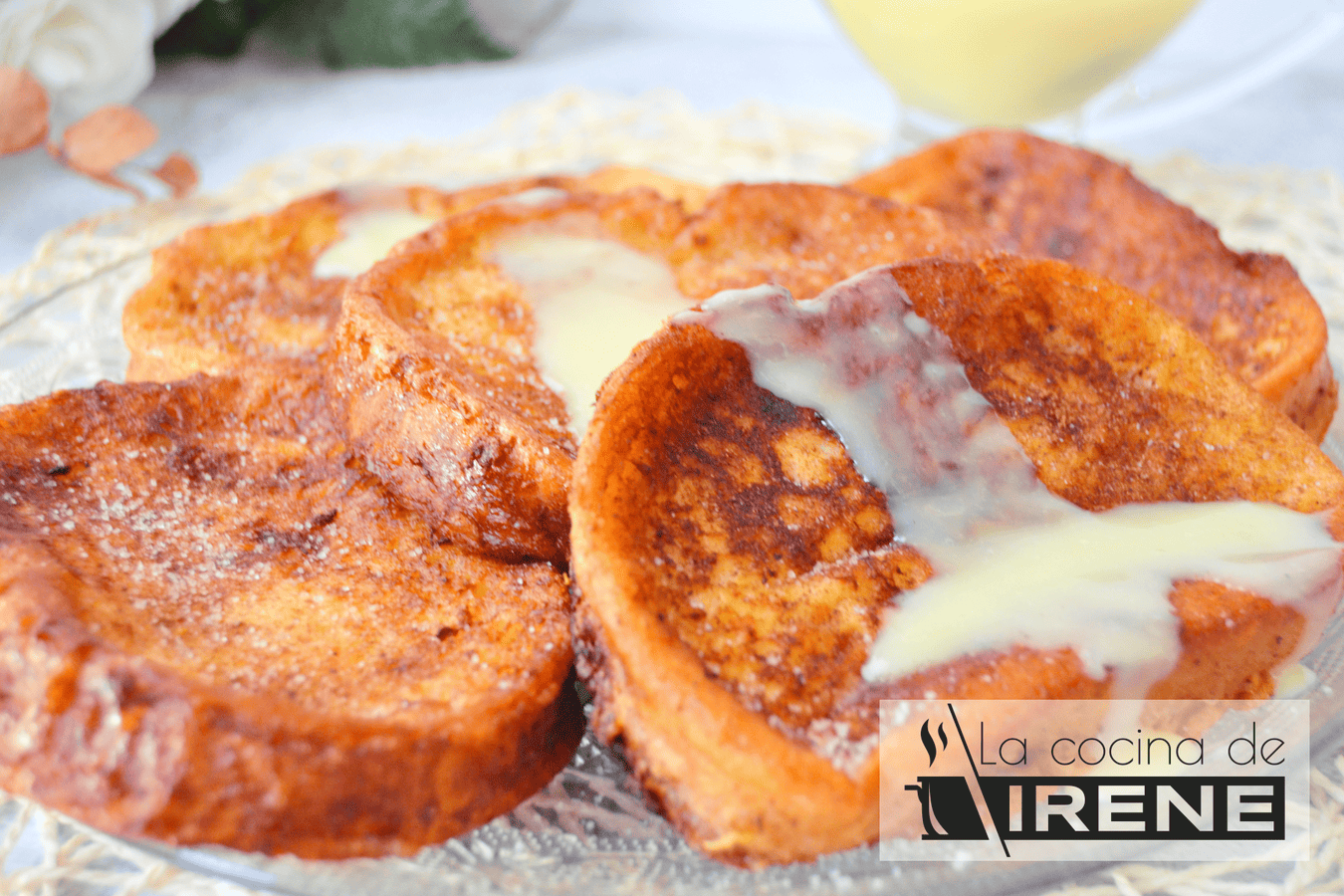 Torrijas de chocolate blanco