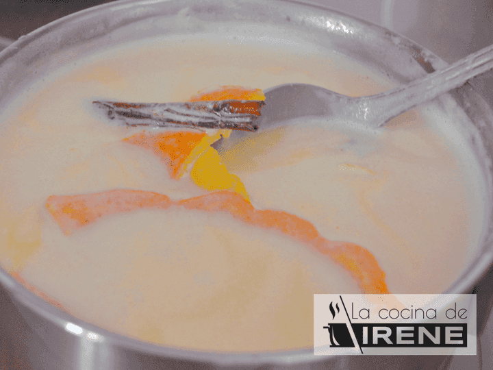 Paso de la receta