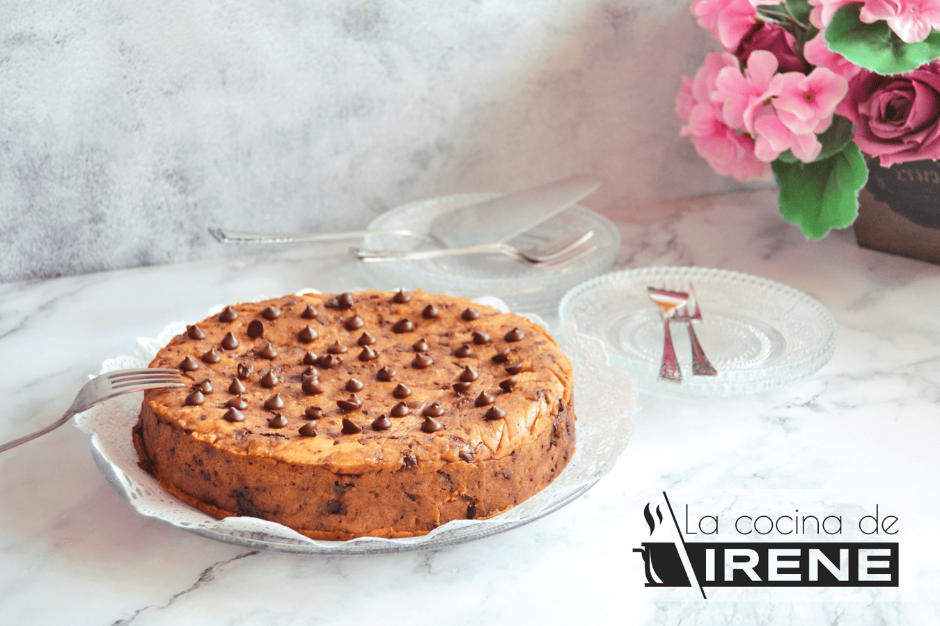 Cookie gigante rellena de Nutella