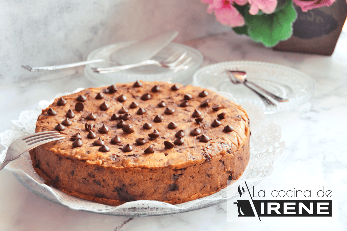 Cookie gigante rellena de Nutella