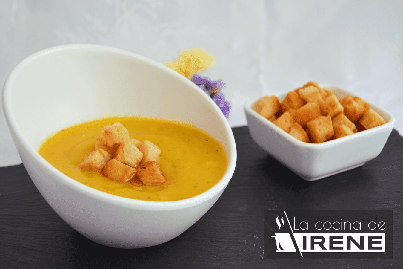 Crema de calabaza y calabacín