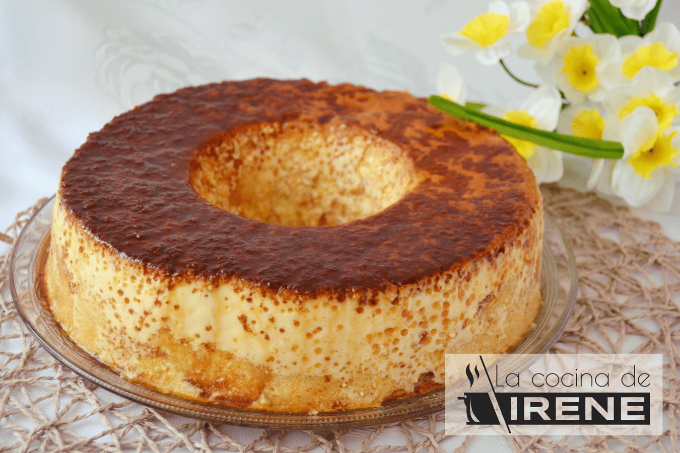 Flan de bizcochos de soletilla