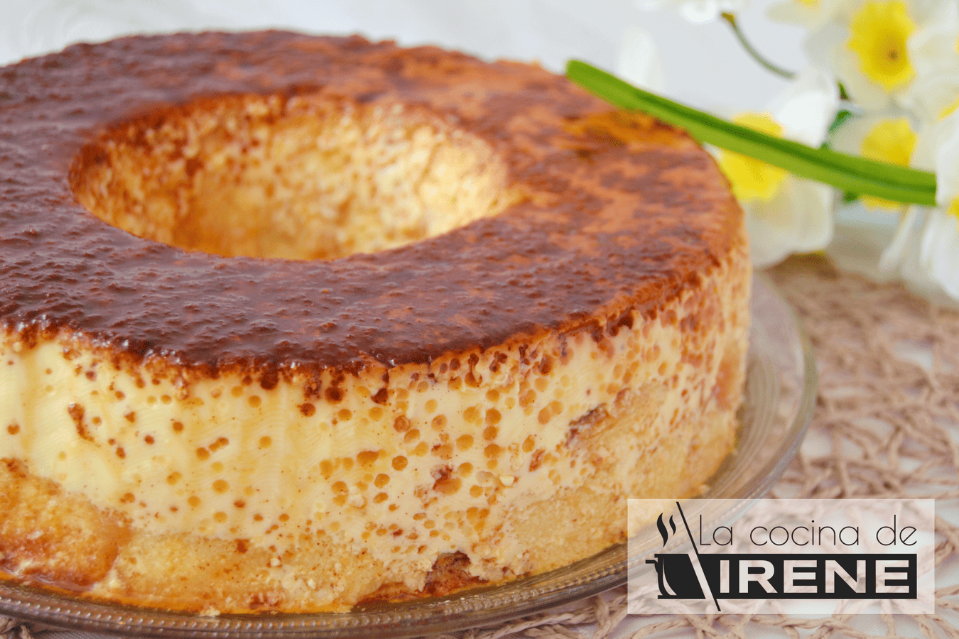 Flan de bizcochos de soletilla
