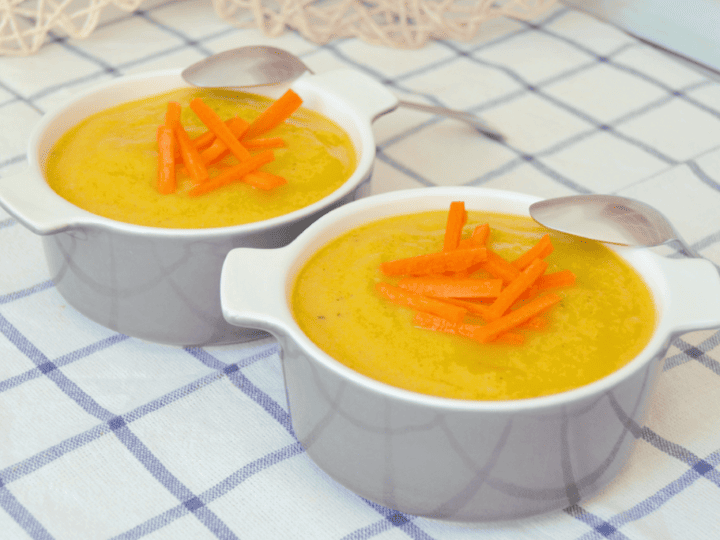 Puré de calabacín y zanahoria