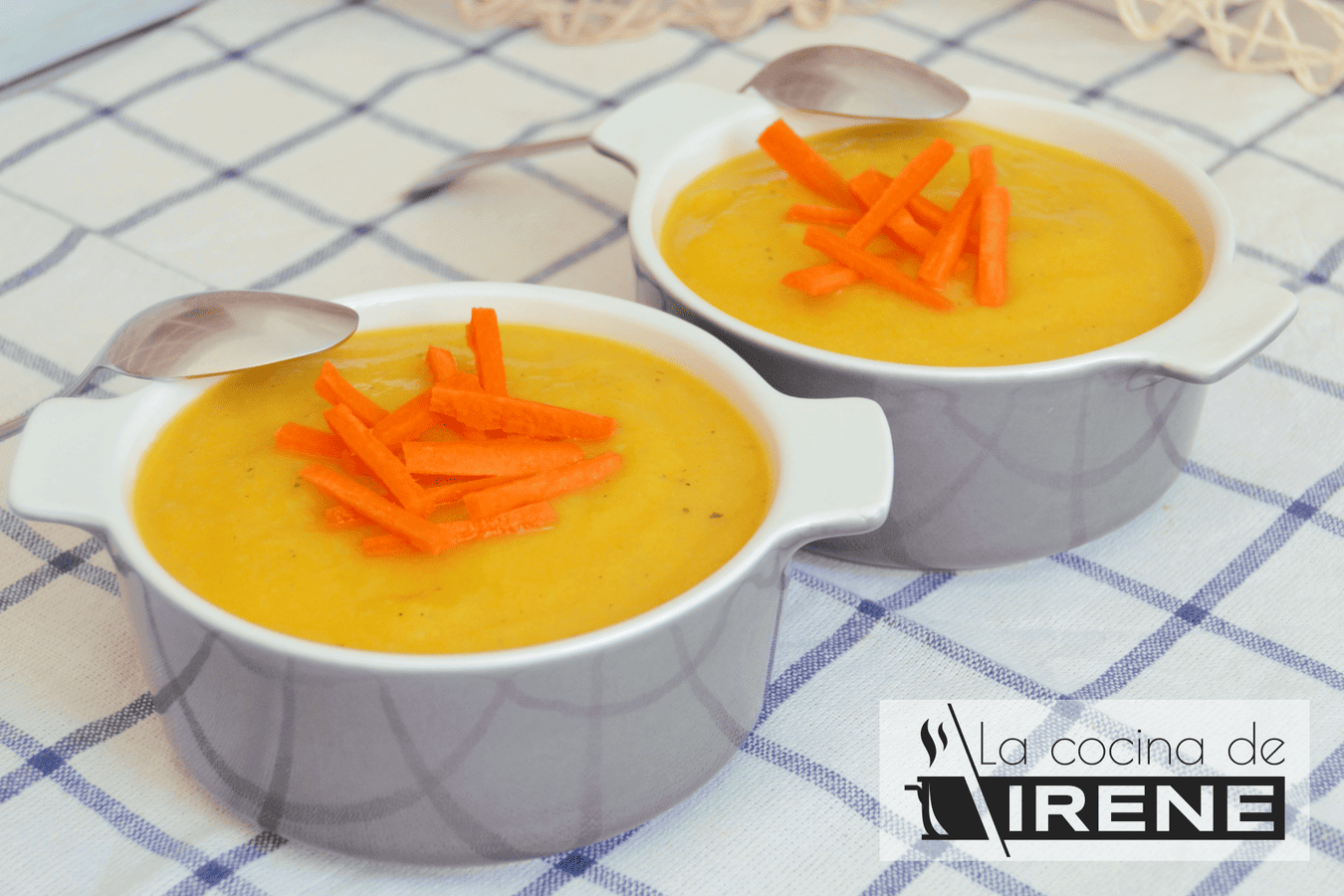 Crema de calabacín y zanahoria