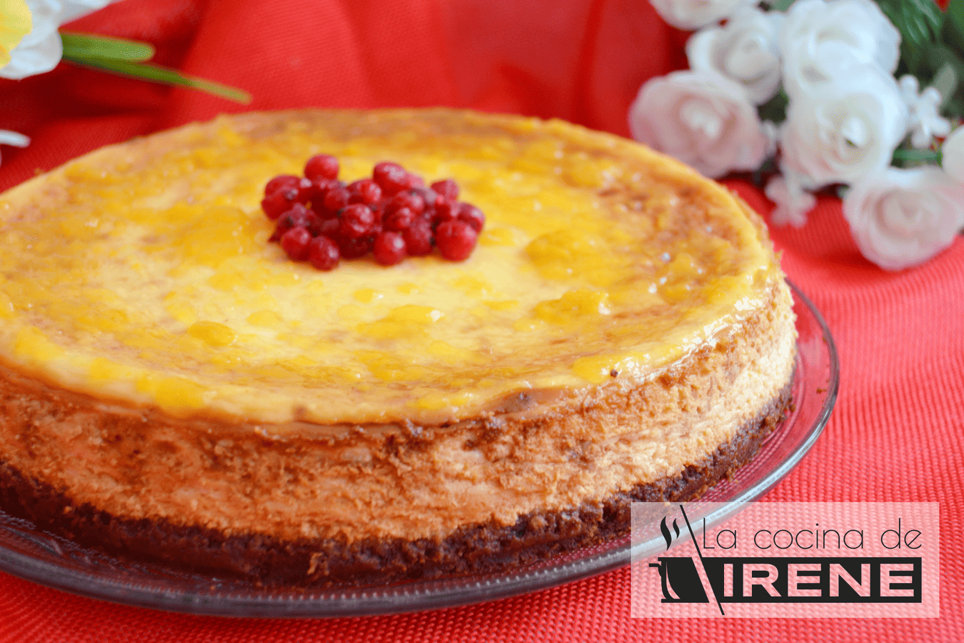 Tarta de queso y chocolate blanco