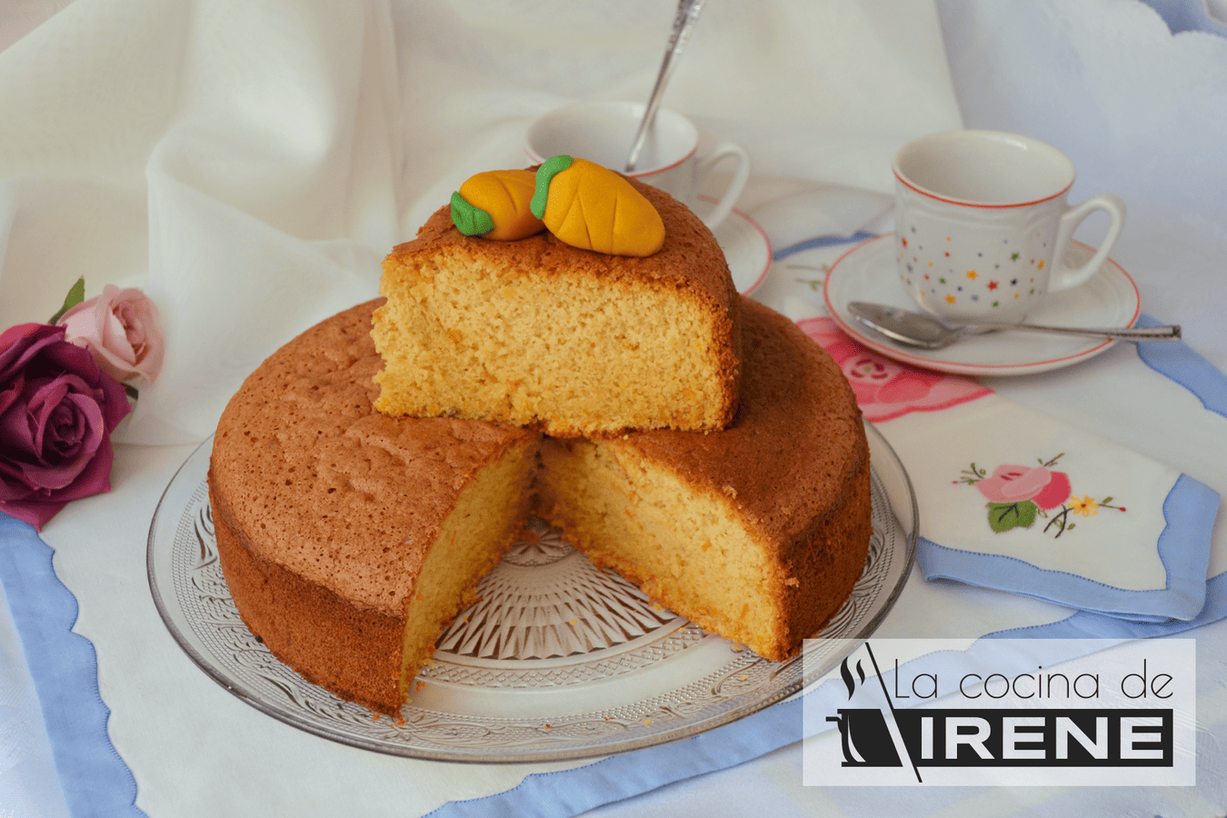 Bizcocho de zanahoria y almendra
