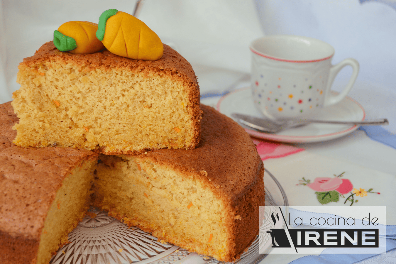 Bizcocho de zanahoria y almendra